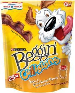 Beggin Strips Collisions - Bacon Peanut Butter 4-25 oz. For Discount