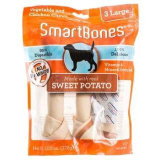 SmartBones Sweet Potato Large 3 Pk. Hot on Sale