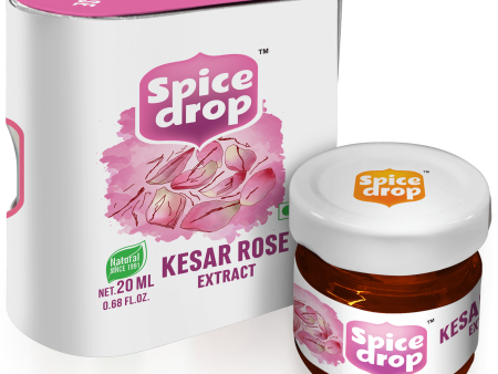 Saffron (Kesar) Rose Extract, 20 ml Online now