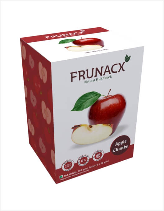 Apple Chunks (Pack of 5*50Gms) For Discount