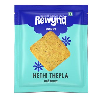 Rewynd Methi Thepla Khakhra - Pack of 10 (10 x 40gm) Discount