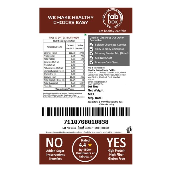 Figs and Dates-Health Bar Online Hot Sale