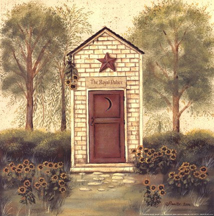 Folk Art Outhouse III Sale