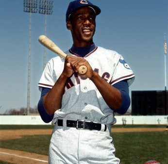 Ernie Banks - Bat on shoulder, posed Online now