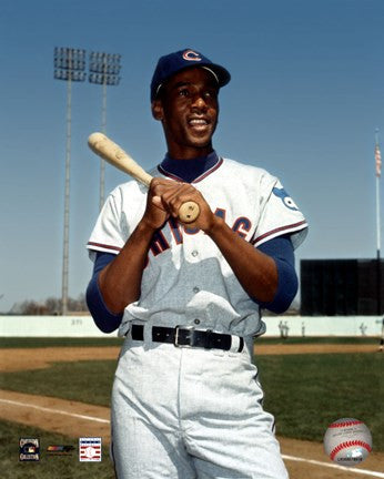 Ernie Banks - Bat on shoulder, posed Online now