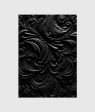 A Black Embossed Dark Pattern Shadow Online Hot Sale