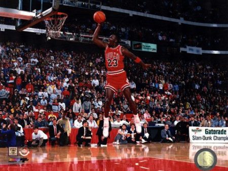 Michael Jordan 1988 NBA Slam Dunk Contest Action Sale