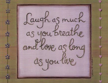 Laugh Breathe Love Hot on Sale