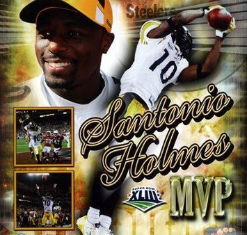 Santonio Holmes Super Bowl XLIII MVP Portrait Plus #36 Online now