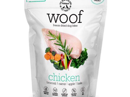 WOOF Chicken Freeze Dried Dog Bites Treats 50g For Cheap