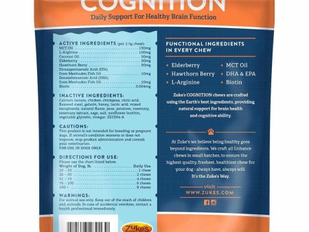 Zuke’s Enhance Cognition Functional Chicken Grain-Free Dog Treats 5oz Cheap