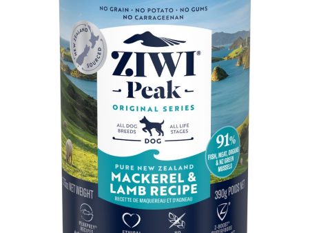 20% OFF: ZiwiPeak New Zealand Mackerel & Lamb Grain-Free Canned Dog Food 390g For Discount