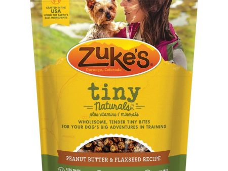 Zuke s Tiny Naturals Peanut Butter & Flaxseed Recipe Dog Treats 5oz For Discount