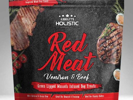 Absolute Holistic Air Dried Red Meat Venison & Beef Dog Treats 100g Online now