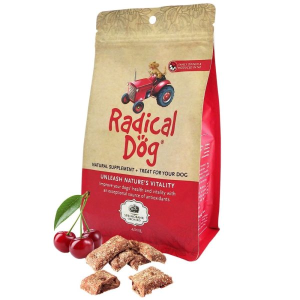 10% OFF: Radical Dog Natural Cherry Biscuit Dog Treats 400g Online Hot Sale