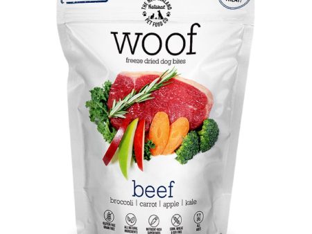 WOOF Beef Freeze Dried Dog Bites Treats 50g For Sale