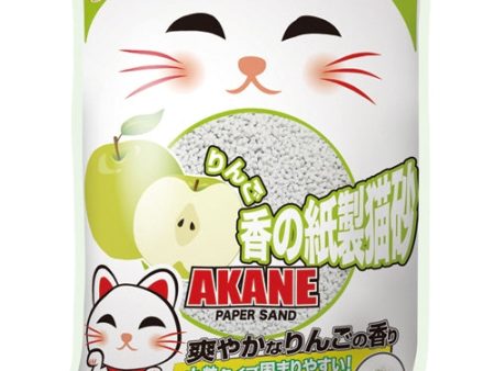 2 FOR $22: Akane Apple Paper Cat Litter 7L For Sale