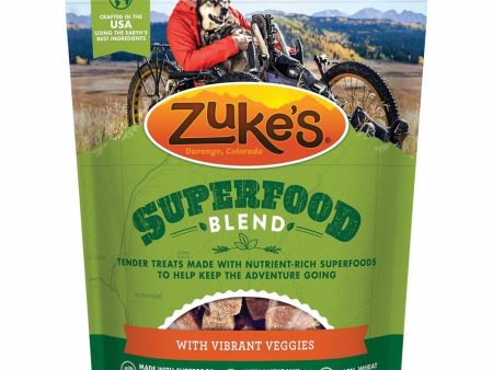 Zuke s SuperFood Blend With Vibrant Veggies Dog Treats 6oz Online Sale