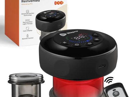 Relievacup Pro Smart Cupping Device with Red Light Therapy For Discount