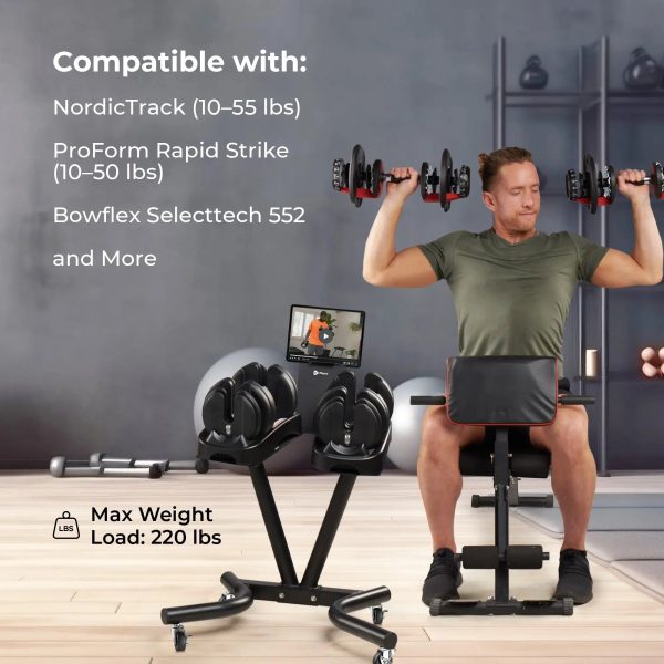 Powerflow Pro Adjustable Dumbbell Stand™ Cheap