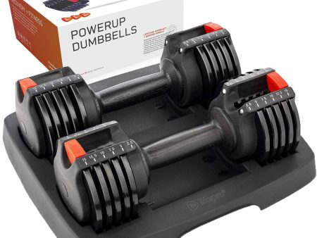 PowerUp  Adjustable Dumbbells For Discount