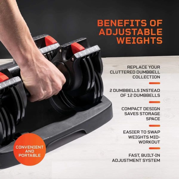 PowerUp  Adjustable Dumbbells For Discount