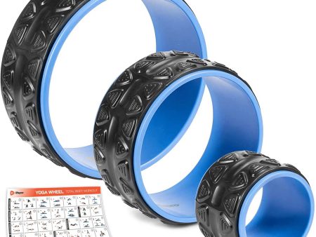 Swirl Yoga Wheels Blue Supply